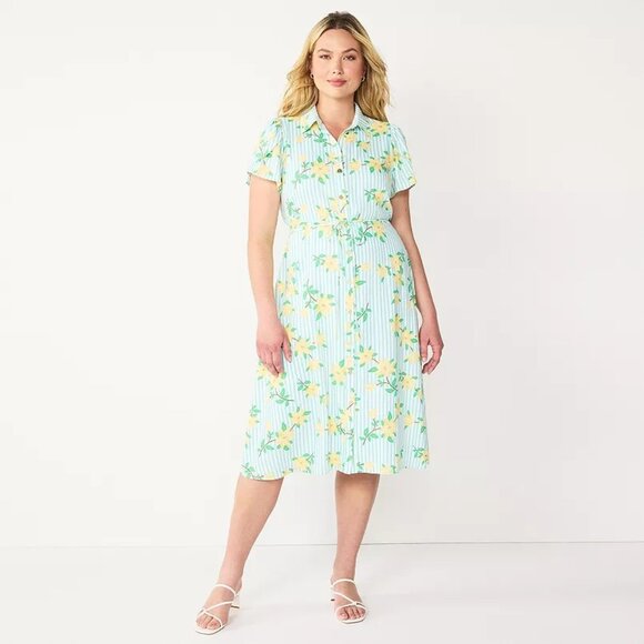 Draper James Dresses & Skirts - Draper James RSVP Midi Shirt Dress
